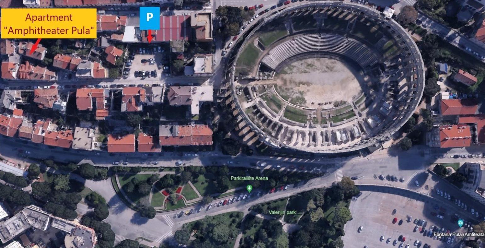 Amfiteatar Pula Lägenhet Exteriör bild